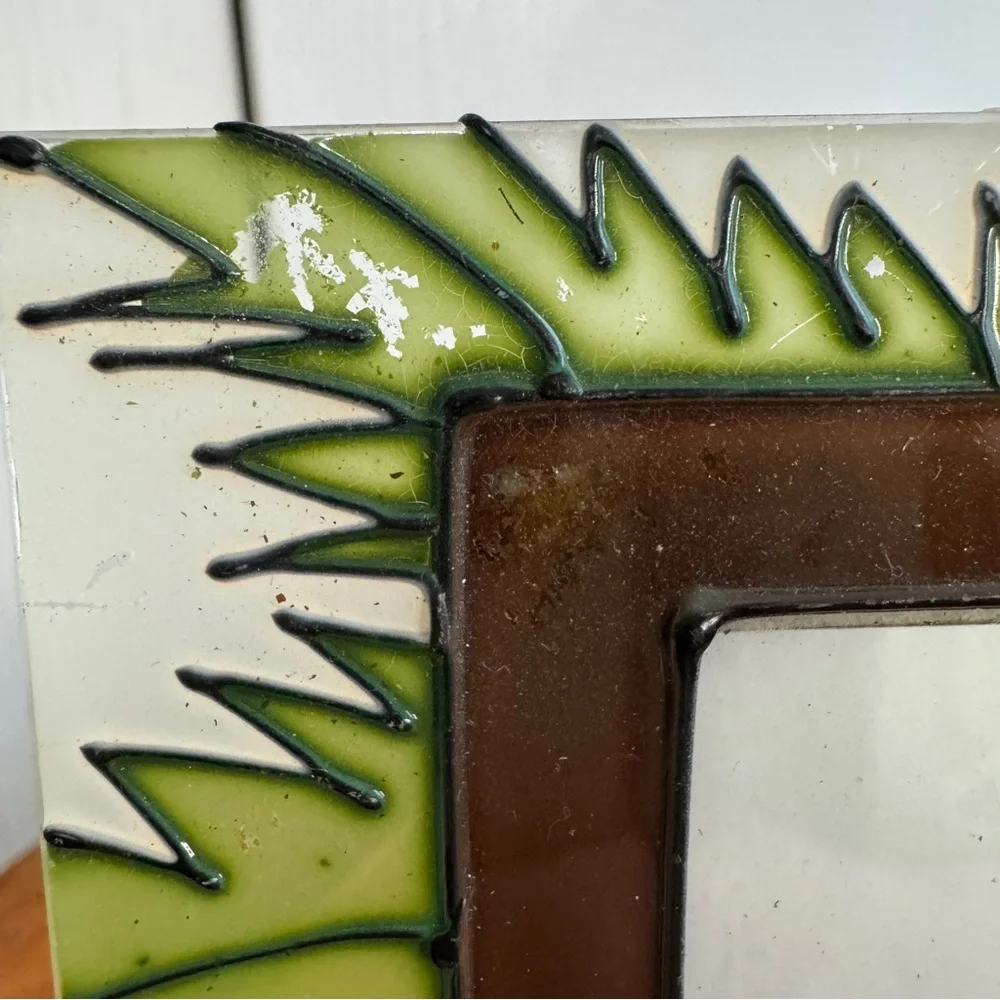 Tradewind Bay Collection Palm‎ tree Stainglass picture frame